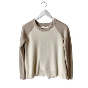 Madewell Two Tone Open Back Sweater Size XS
